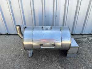 Stainless steel portable offset smoker