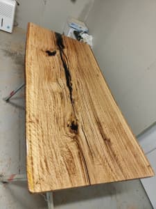 KILN DRIED Dining Table Blackbutt Live Edge Hardwood Timber Slabs