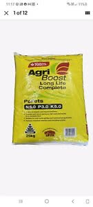 0Yates AgriBoost Long Life Complete 25kg Pelletized Organic Fertilizer