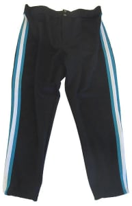 Athletic Knit  Double Knit Pro Baseball Pants (Black/Teal/White)  New