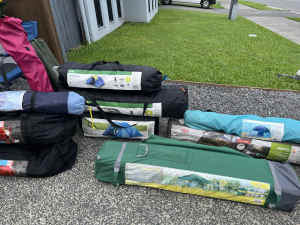Various camping equipment