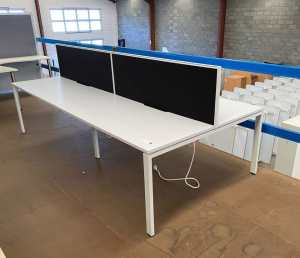 Office Furniture Workstation 4 People 300W X 143D