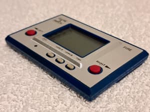 Nintendo Game and Watch FIRE! ( Silver series )