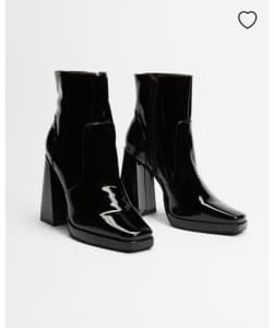 Dazie leather heeled boots
