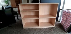 Small bookcase, has a small imperfection on top.