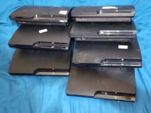 7 Faulty PlayStation 3 PS3 Consoles CECH2002A,CECH3002A,CECH2002B 
