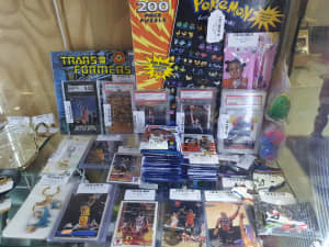 Video Games, Action Figures, Pokemon & NBA Trading cards