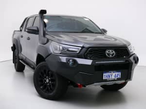 2021 Toyota Hilux GUN126R Facelift Rugged X (4x4) Grey 6 Speed Automatic Double Cab Pick Up