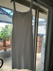 Slideshow white/ivory dress size 14 BNWOT