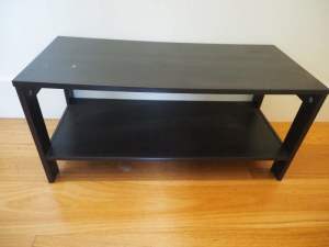 80cm Stylish Black Coffee Table. Good Condition. Bargain. Carlingford