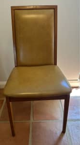 Retro Dining Chairs - Tanned in Mint Condition