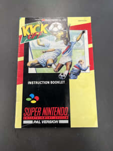 Nintendo Kick Off Booklet Only