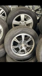 Full set of alloy wheels suv ute Mitsubishi Ford Holden rims