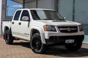 2010 Holden Colorado RC MY11 LX Crew Cab White 4 Speed Automatic Utility