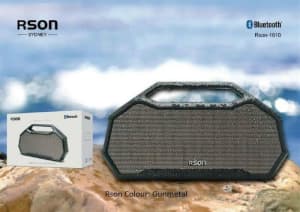 Rson Outdoor Wireless Bluetooth Speaker V4.1 Gunmetal 1610