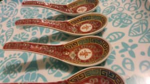 Chinese Soup Spoons 7 ,,if you see it its available,,