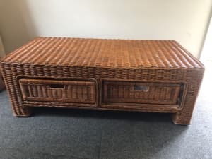 Cane coffee table in near new condition