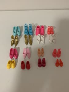 Assorted Barbie Shoes (16 Pairs)