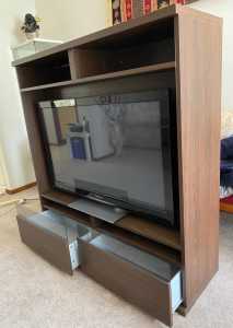 PANASONIC VIERA PLASMA 42 INCH HD TELEVISION & IKEA BESTA TV unit