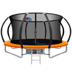Everfit 12FT Trampoline for Kids w/ Ladder Enclosure Safety Net Rebou
