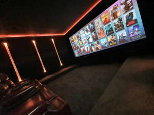 Theatre Room Builders Sydney Cinema Projector Screen Speakers Install