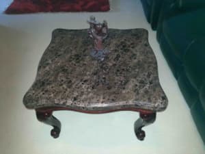 Square marble coffee table