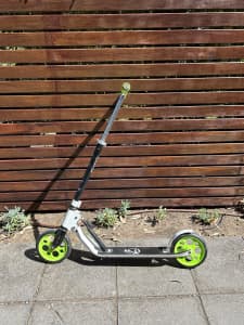 Zycom green, black and white scooter
