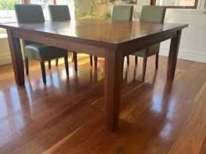 Dining table, square solid wood Moroccan - free of charge