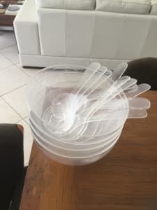 Large plastic serving bowls