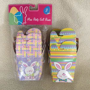 6 Easter Mini Gift Boxes With Metal Handles
