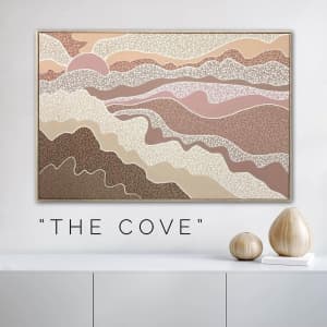 Artwork – “ THE COVE “ – Hand Painted by Artist Nikki Silk - READ AD