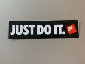 Nike Air JUST DO IT. Car Sticker Decal