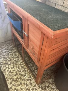 Rabbit cage, good condition, no stairs, $49