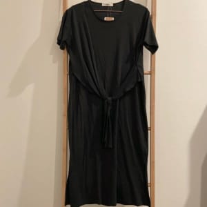 Japan brand OZOC black midi T-shirt dress brand new size M