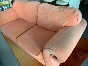 Lounge sofa with ottoman