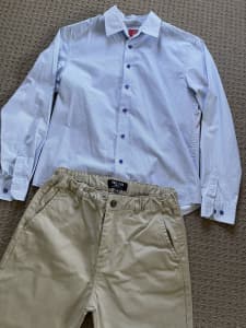 Boys Outfit - Size 16 Fred Bracks shirt & Size 14 Indie Kids pants