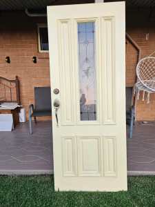 Entrance door solid wood