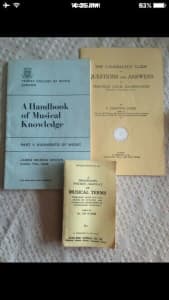 Vintage Sheet Music & Handbook for Piano