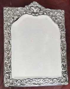 STERLING SILVER MIRROR / PICTURE FRAME