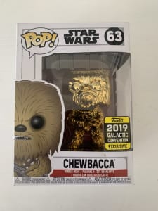 Chewbacca 2019 Star Wars Celebration golden Funko pop