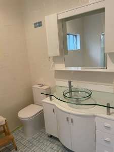 Bathroom Vanity and Shaving Cabinet