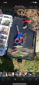 Home made lures, costom colours, price ranging from $5-$15