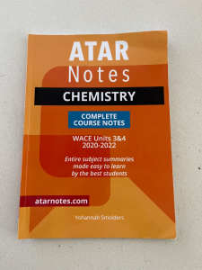 ATAR Notes Chemistry BOOKLET