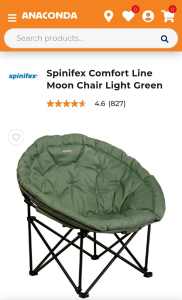 Spinifex Comfort Line Moon Camping Chair 