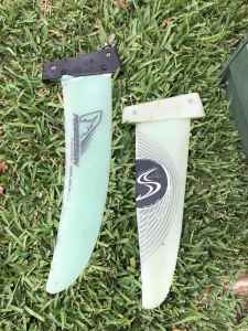 Windsurfing fins tuddle Simmer style and Progression