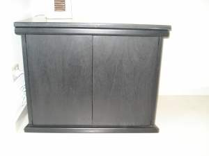 Solid wood Customs made Cabinet with Black Galaxy Granite Top