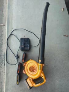 PRICE REDUCED Black and Decker Blower plus Batteries plus Charger