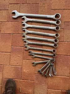 AF Heavy duty Combination spanners 1 inch up to 2 Inch