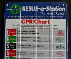 Emergency First Aid Electronic CPR Chart Push Button Spoken resus