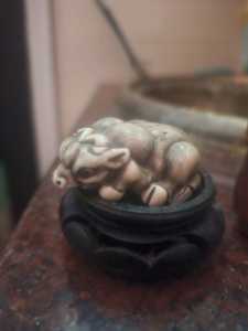 Antique Chinese Bull carving 